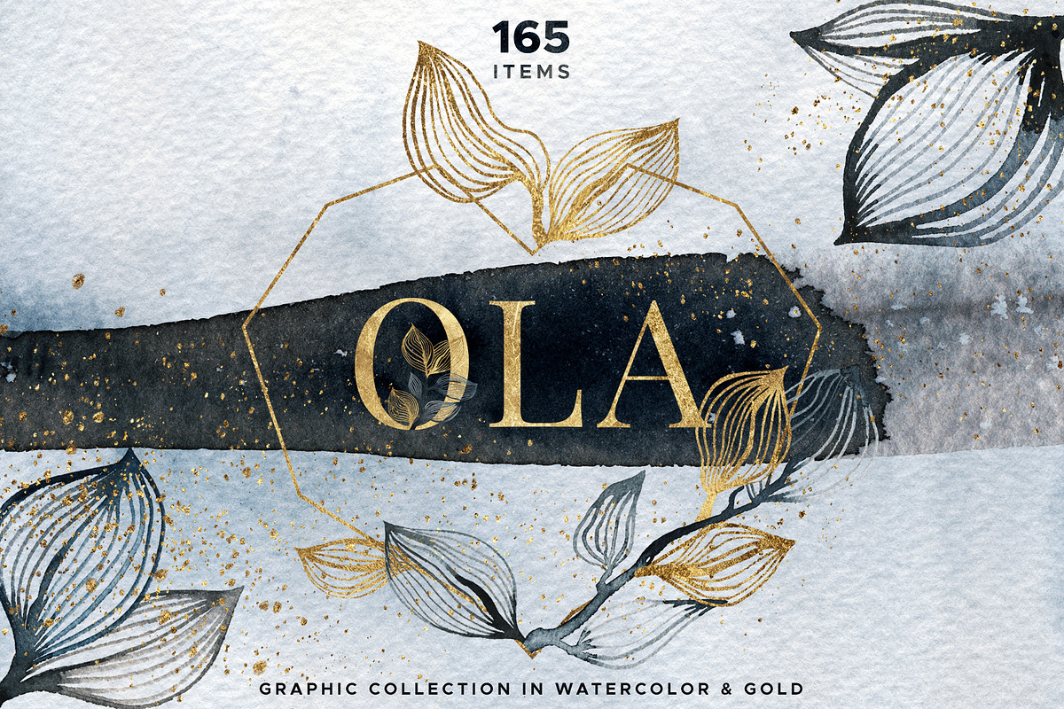 OLA Watercolor Graphic Collection, a Decorative Illustration by Olga Begak Art & Design (Photo 1 of 14)