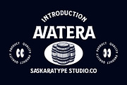 Avatera, a Serif Font by saskaratype (Thumbnail 1 of 7)
