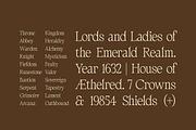 AV Galveria - Display Serif Font, a Serif Font by Uncarving (Thumbnail 7 of 20)