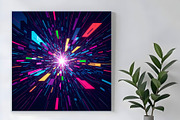 Glitch Design Eternal Space, a Decorative Illustration by Sharon Schwalbe (Thumbnail 1 of 5)
