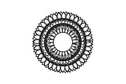 Floral Mandala Circle Frame Bundle, an Illustration by Gaye Art (Thumbnail 9 of 51)