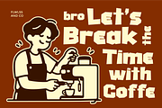 Drulte Latte - Bold Display Font, a Sans Serif Font by Flawless And Co (Thumbnail 3 of 10)