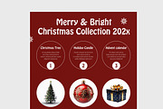 Christmas Catalog Brochure Template, a Brochure Template by MightyDesign (Thumbnail 4 of 8)