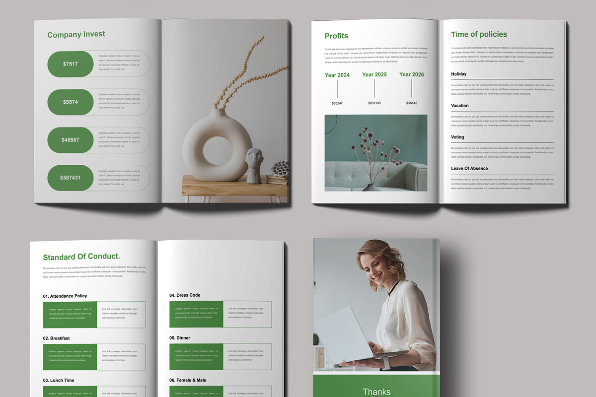 Employee Handbook Layout