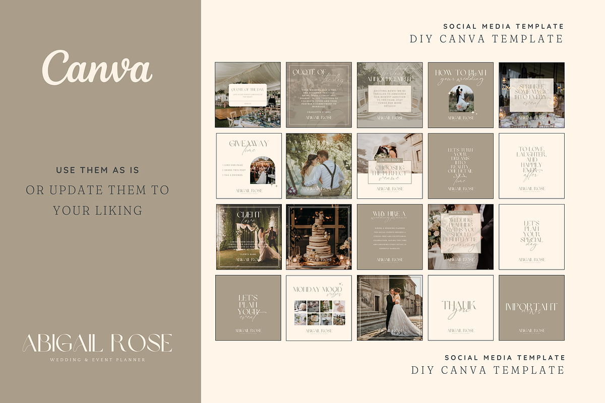 CANVA Logo, Brand board & Socials, a Branding & Logo Template by So Darling Studio (Photo 5 of 8)