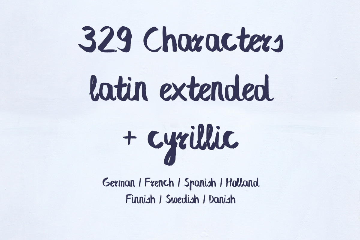Banaue Extended Brush Font preview 2