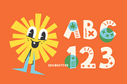 Tizzla – Cute Deco Sans Serif Font, a Symbol Font by Huge Dream Studio (Thumbnail 6 of 8)