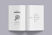 Yearly planner KDP Interior & Cover, a Templates & Theme by Hitubrand (Thumbnail 2 of 5)