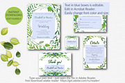 Wedding Invitation Set Template, an Invitation Template by Annakristal (Thumbnail 2 of 4)