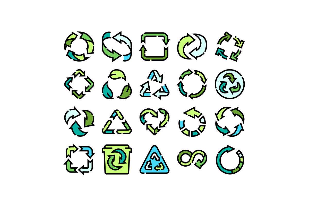 Recycling symbols and arrows for, an Object Graphic by pikepicture (Photo 1 of 3)