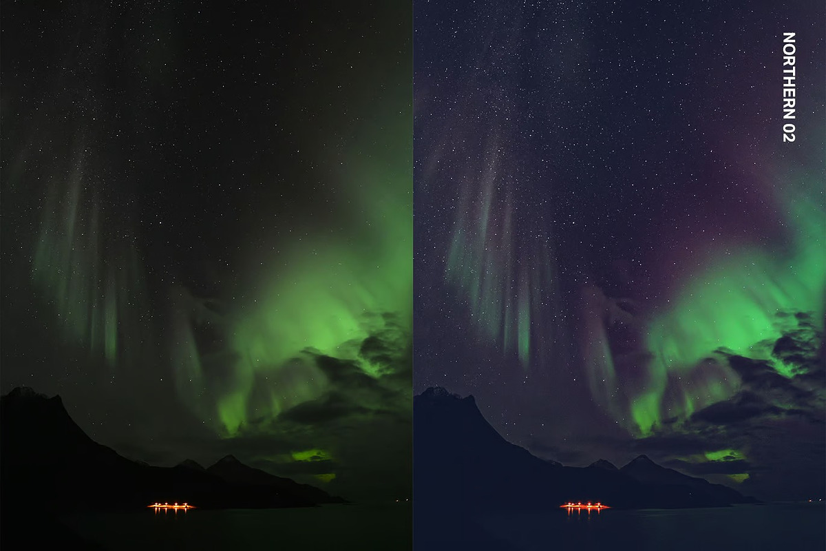 25 Night Sky Lightroom Presets LUTs, a Preset Add-On by Hubzway (Photo 8 of 12)
