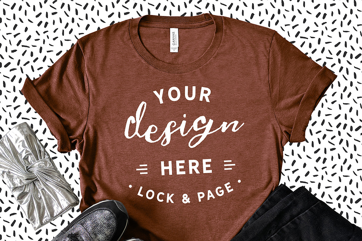 Bella Canvas 3001 Graphic Mockups, a Shirt Mockup by lock and page (Photo 63 of 65)