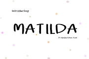 Matilda Font, a Handwritten Font by Sense Library (Thumbnail 1 of 8)
