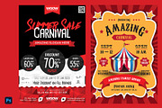 4 Carnival Flyer Bundle, a Design Template by PopotLane (Thumbnail 2 of 3)