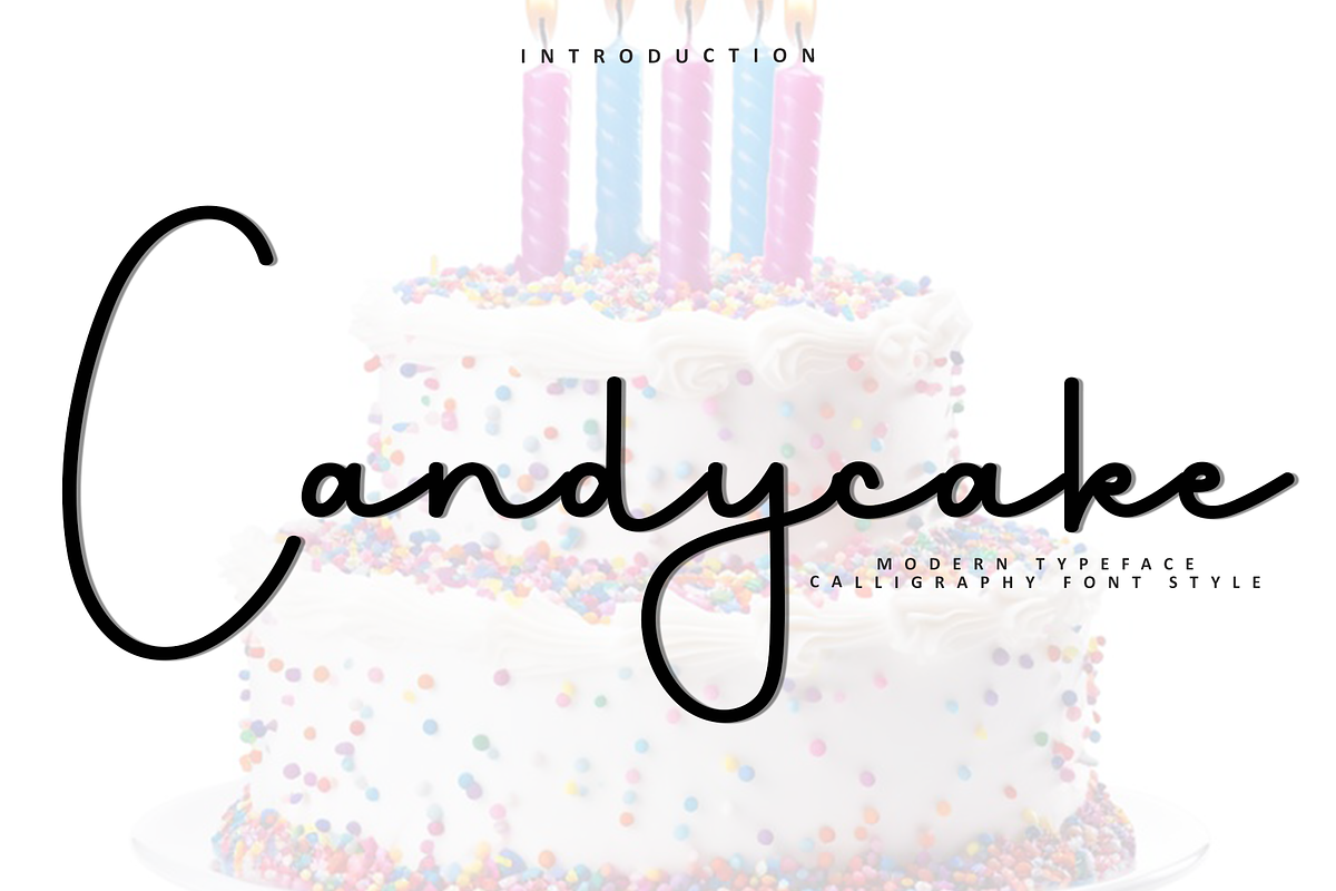 Candycake, a Handwritten Font by FreshTypeINK (Photo 1 of 8)
