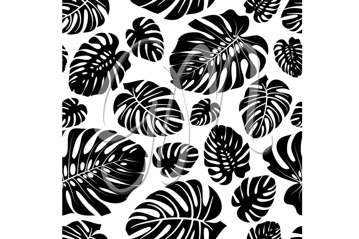 Tropical Leaves Seamless patterns, an Illustration by GraphicMarket (Photo 3 of 5)