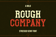Rough Company, a Slab Serif Font by RADesigns21 (Thumbnail 1 of 7)