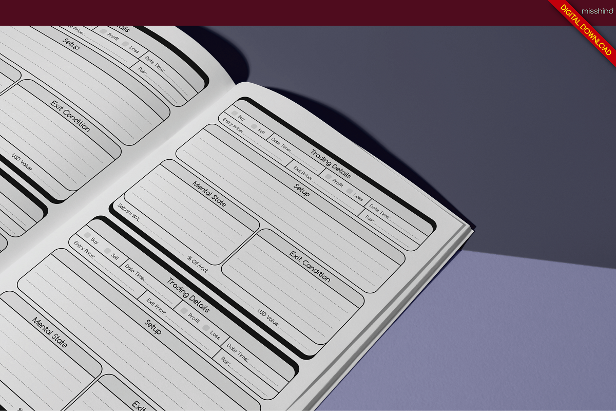 Cryptocurrency Trading Logbook • KDP, a Templates & Theme by HyeRi (Photo 3 of 5)