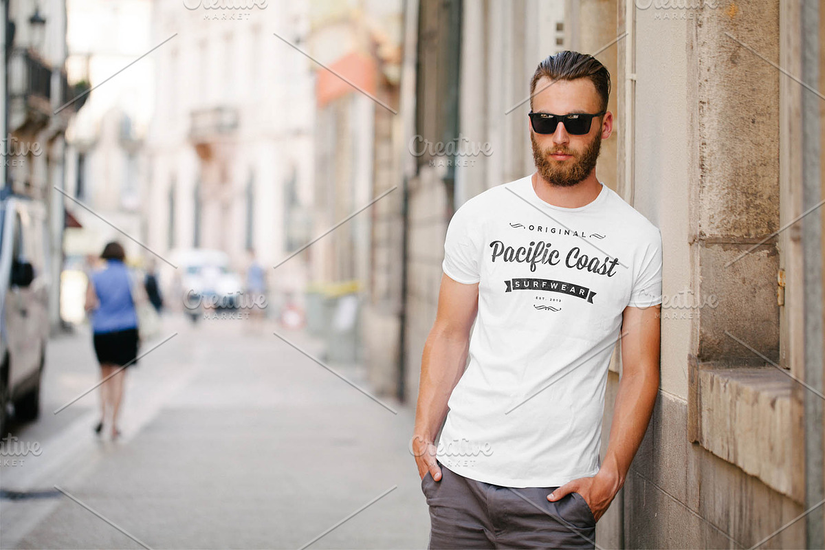 T-Shirt Mockup pack / Urban Edition, a Shirt Mockup by Arfis (Photo 24 of 28)