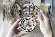 Santa Claus Compass - Laser Cut File, an Object Graphic by VectorPainter (Thumbnail 8 of 11)