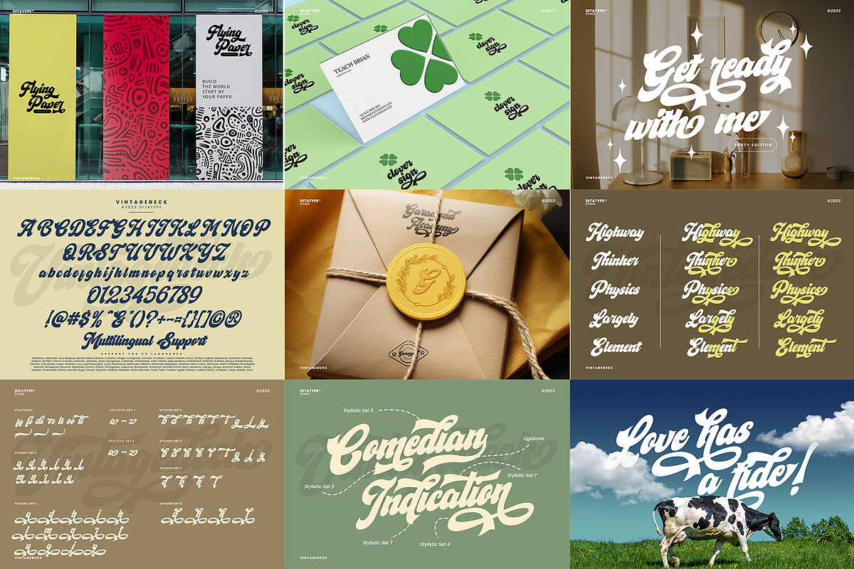 Vintage Script Vol 3 Font Bundle, a Script Font by Ditatype (Photo 12 of 12)