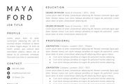 Resume Template / CV, a Resume Template by TheResumeCoach (Thumbnail 5 of 7)