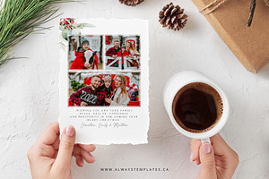 Christmas Card Template CC134