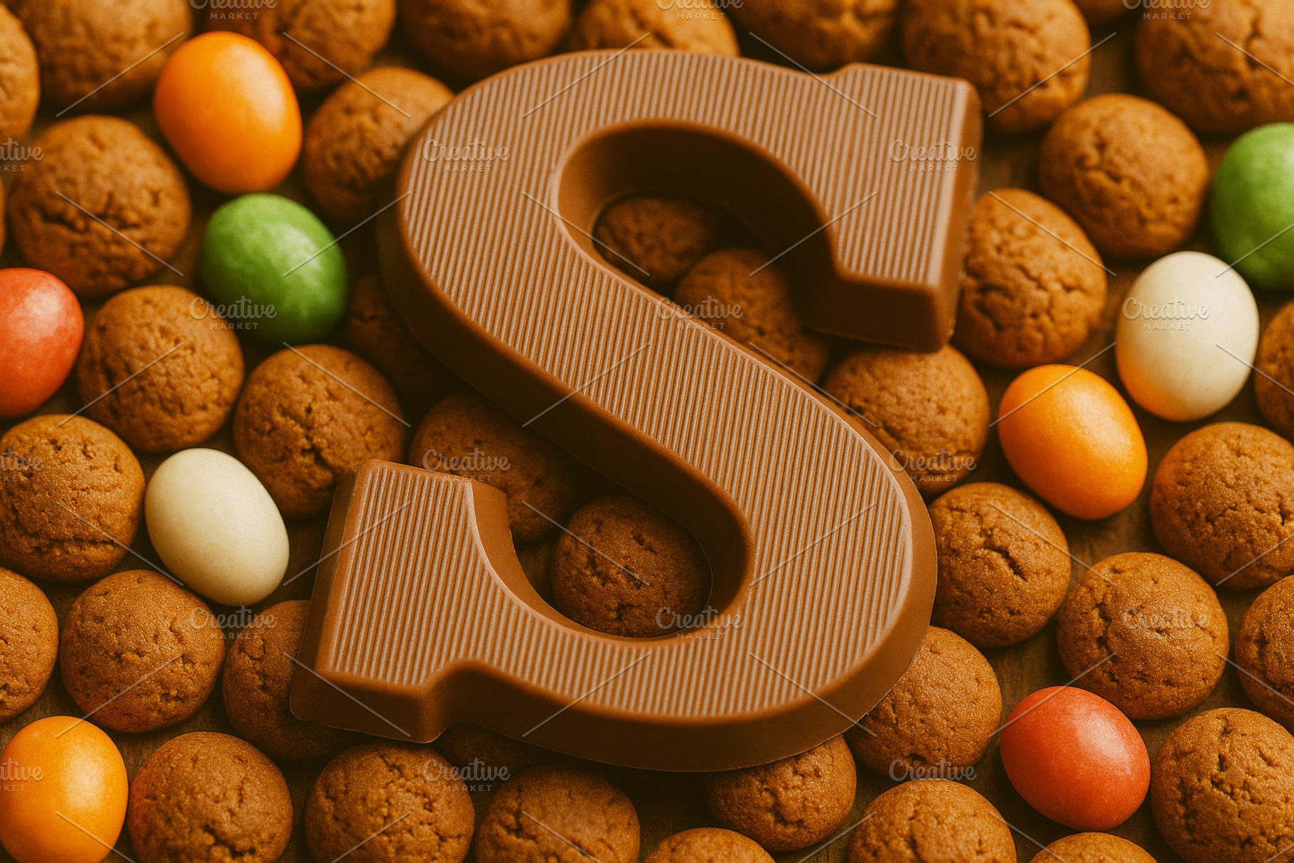 Sinterklaas holiday treats with choc, a Photo by Dvoevnore photos