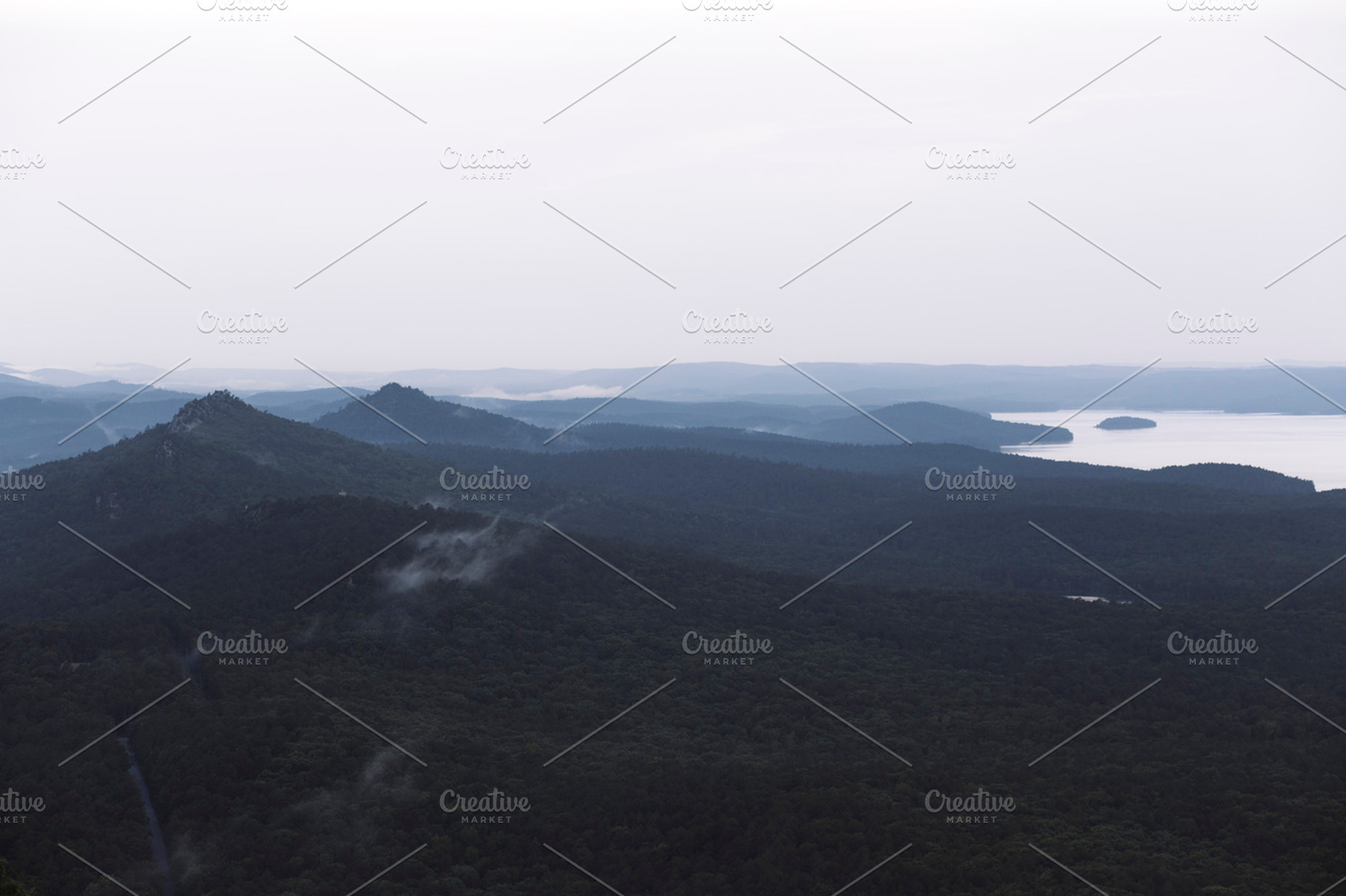 Pinnacle Mountain Pt 4 Stock Photo Containing Pinnacle Mountain And Little