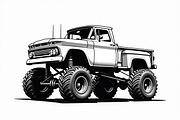 Offroad Truck Silhouette Pack, an Illustration by BIPLOB EXPERT (Thumbnail 8 of 9)