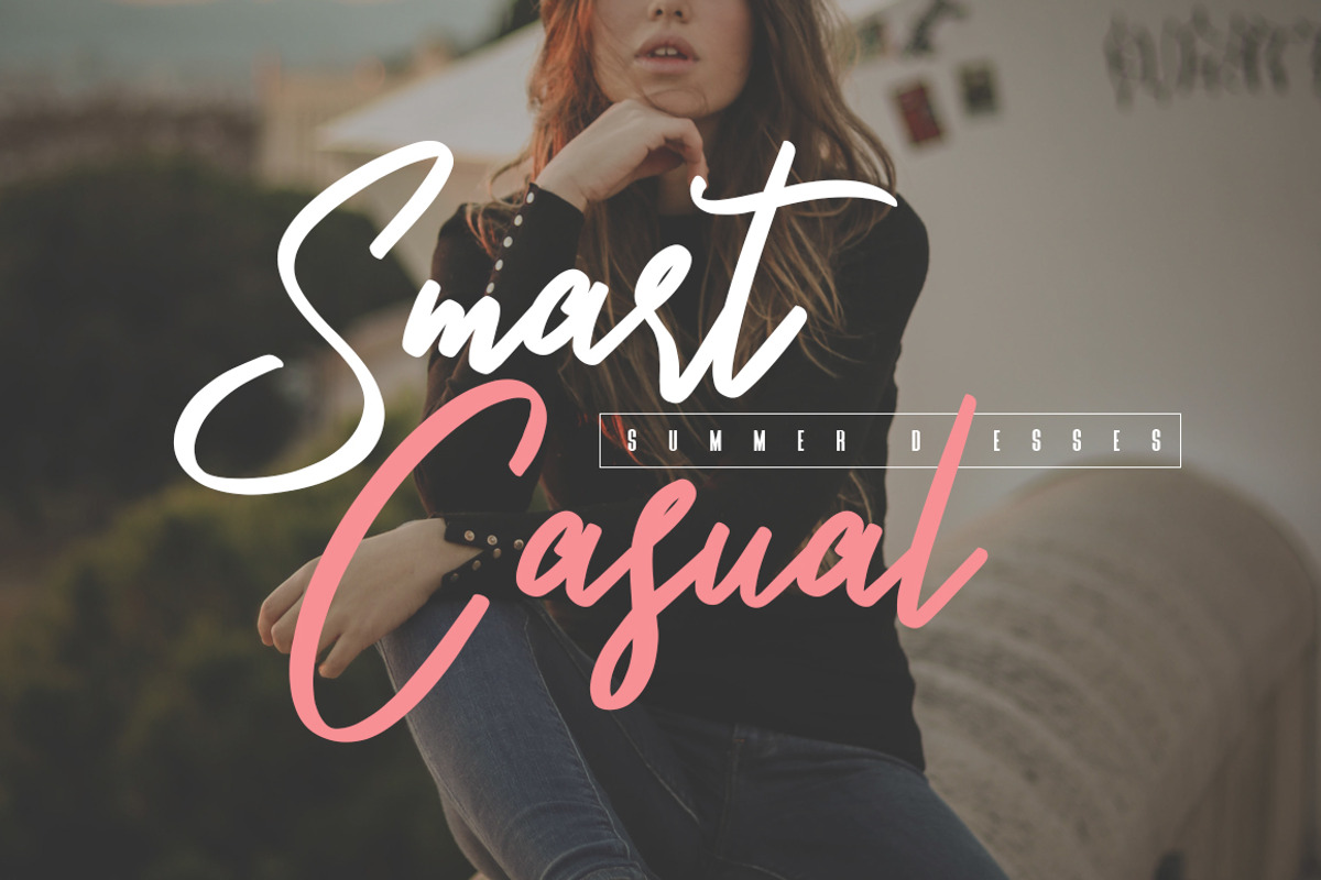Something Cool – Font Duo Free Sans, a Script Font by Maulana Creative (Photo 7 of 9)