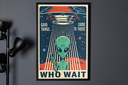 Wall Frame Poster Mockup, a Print Template by Graphicnugget (Thumbnail 1 of 7)