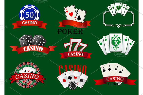 Casino And Gambling Icons Set