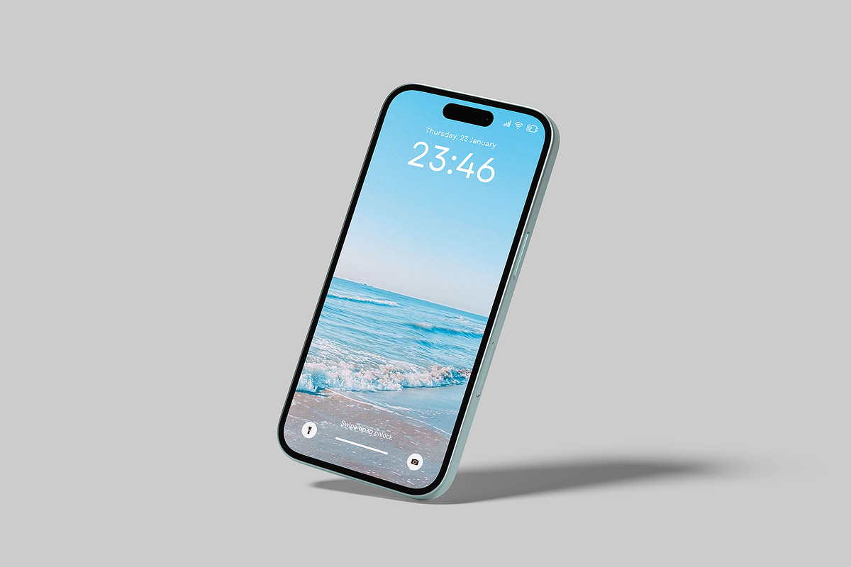 iPhone 16 Mockup, an iPhone Mockup by Amigos__46 (Photo 5 of 10)