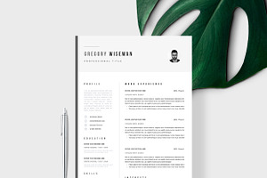 Resume Template CV Template 2 page