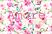 Amore - seamless floral pattern, a Pattern Graphic by Katerina Tova (Thumbnail 1 of 13)