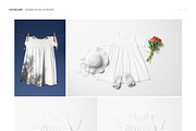 Short Sleeve Swing Dress Mockup Set, a Shirt Mockup by creatsy5 (Thumbnail 2 of 10)