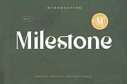 Milestone Modern Classic Font, a Serif Font by Lettertype Studio (Thumbnail 1 of 10)