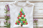 Yarn Christmas Tree PNG, an Illustration by CraftArtStudio (Thumbnail 3 of 4)