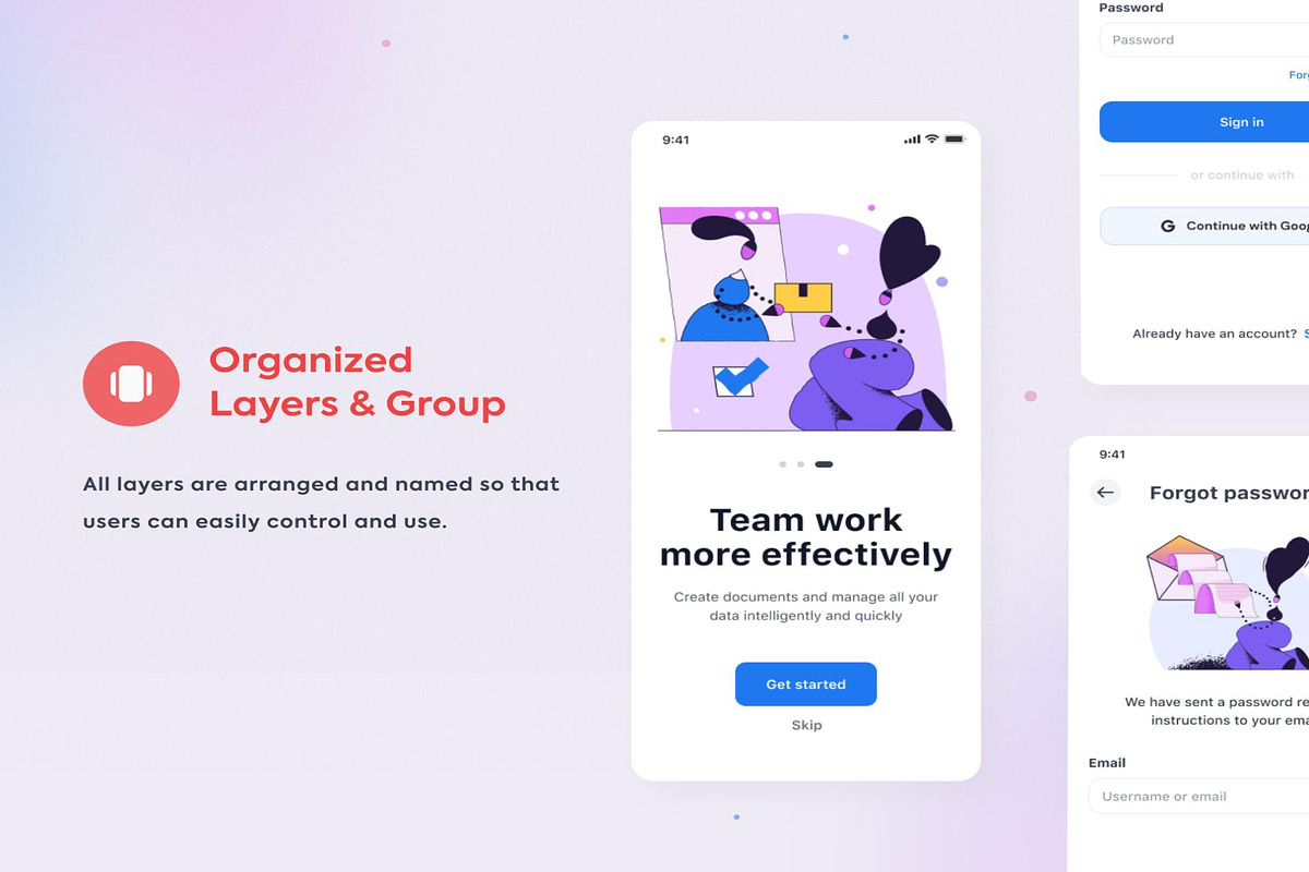 TaskCard App : iOS Ui Kit, an UI Kit Template by Creative Perspective (Photo 2 of 6)