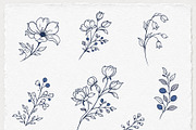 Handdrawn Flowers - Botanical Design, an Object Graphic by Christine Krahl (Thumbnail 2 of 5)