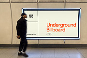 Underground Urban Billboard Mockup, an Advertising Mockup by MinalStudio (Thumbnail 1 of 3)
