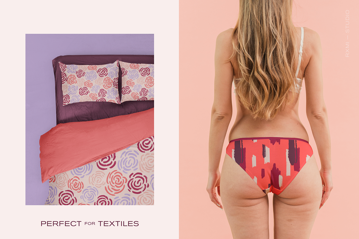 Valentine Kisses Pattern Collection, a Pattern Graphic by Rxmi Studio (Photo 5 of 9)