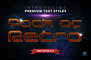 Retro #2 - 17 Text Styles, a Layer Style Add-On by Jonas Stensgaard (Thumbnail 14 of 20)