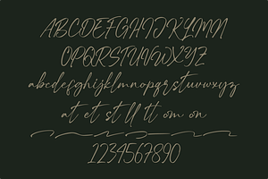 Keturon - Script Font