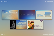 Soft Announcement Slides + Gradients, a Presentation Template by JD Designs (Thumbnail 6 of 8)
