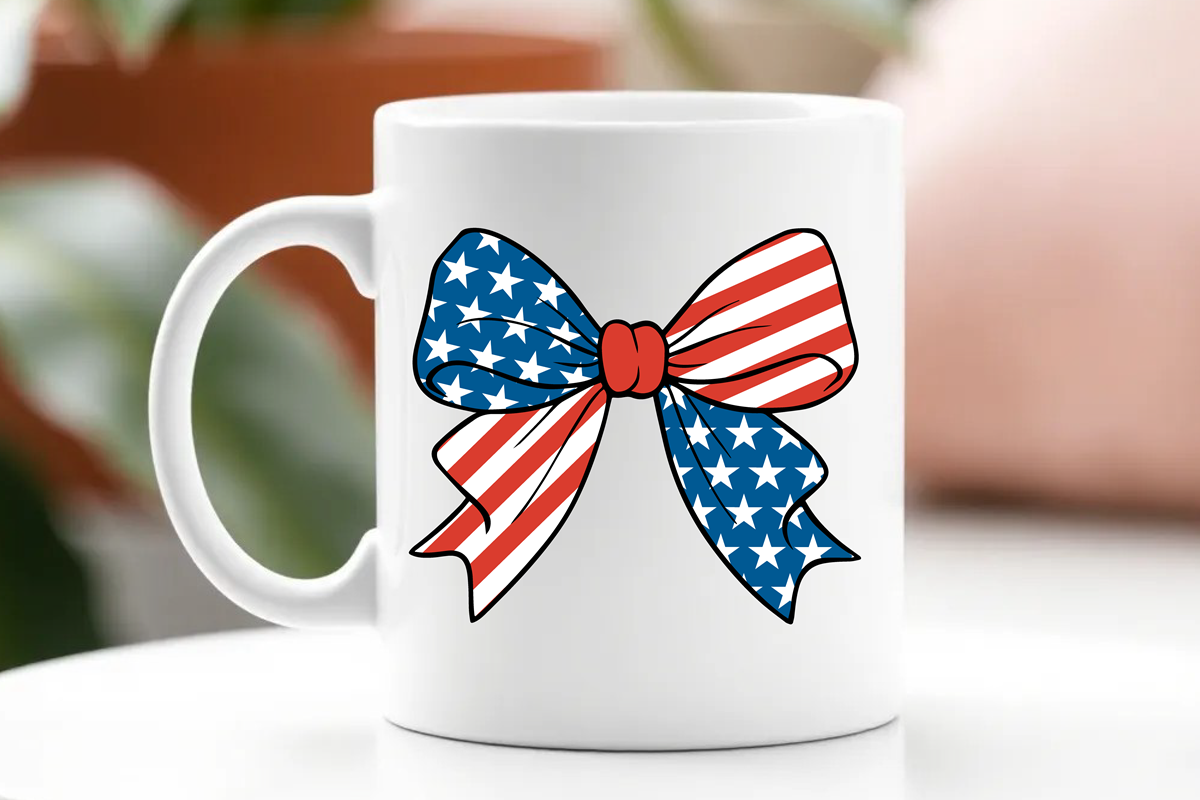 4th Of July Coquette Bow Png Svg, an Object Graphic by EllaMaiyaali (Photo 4 of 5)
