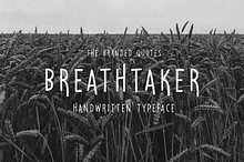 Breathtaker Typeface