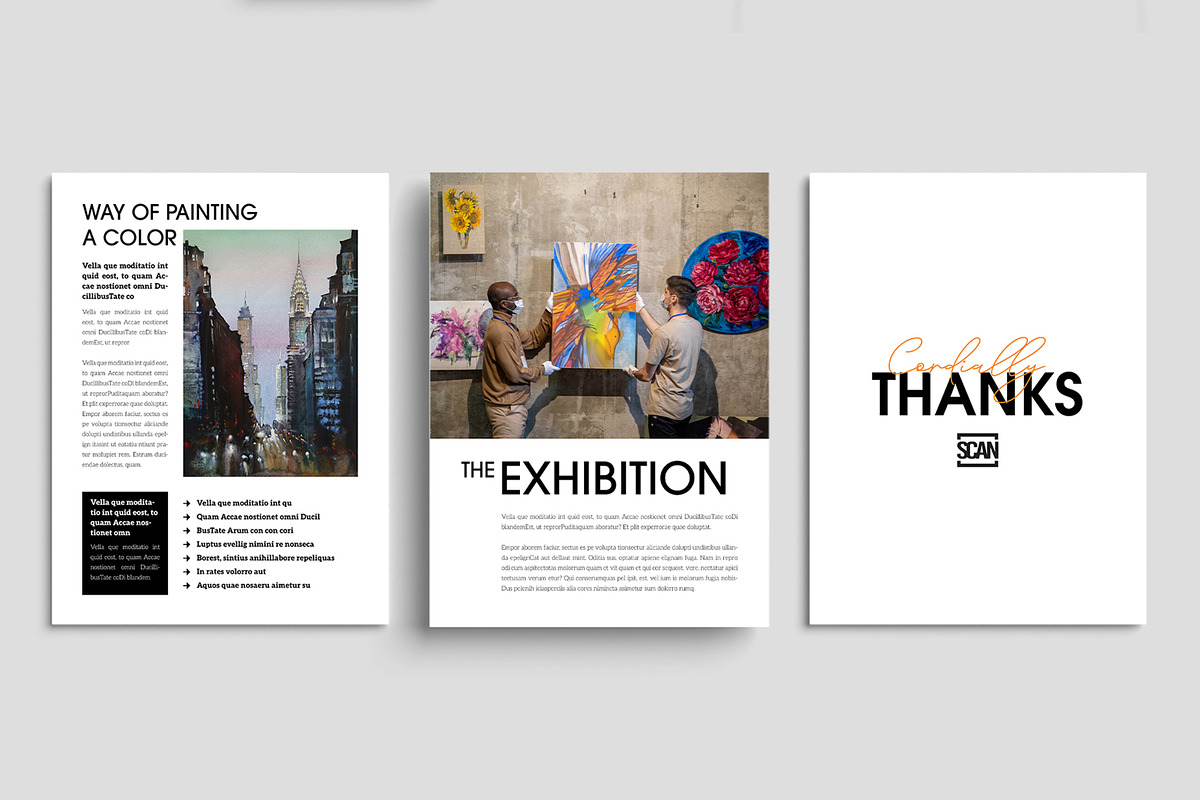 Artistic E-Book Layout Template, an UI Kit Template by ContestDesign (Photo 6 of 6)