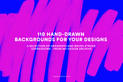 110 Hand-drawn Backgrounds Part One, a Background Graphic by Supersimbo © (Thumbnail 1 of 8)